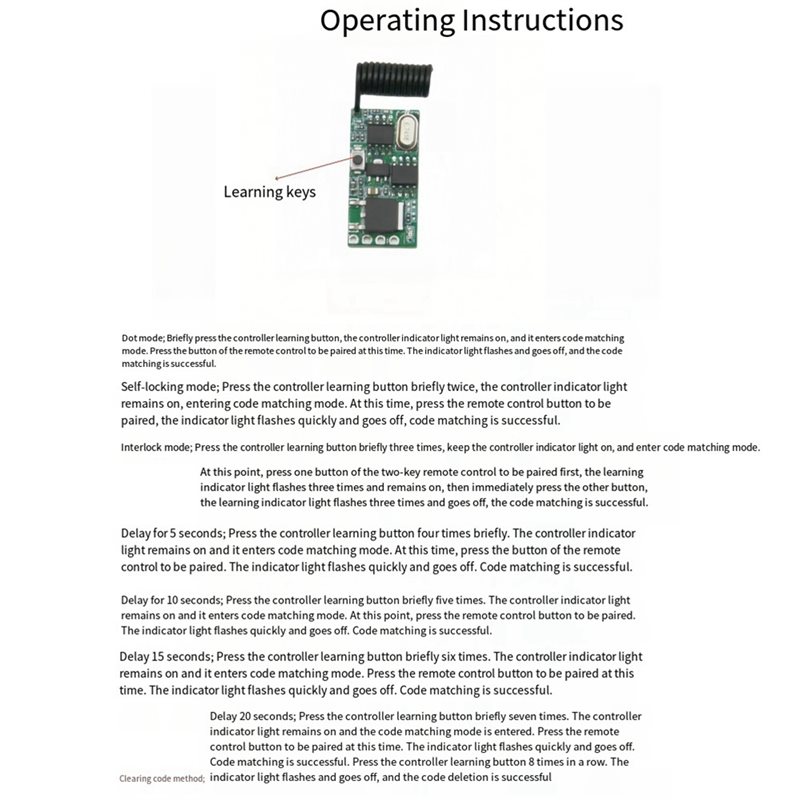 Y45A-สำหรับตัวควบคุมสวิตช์ RF+ - 433Mhz Receiver Module บทวิจารณ์และราคา